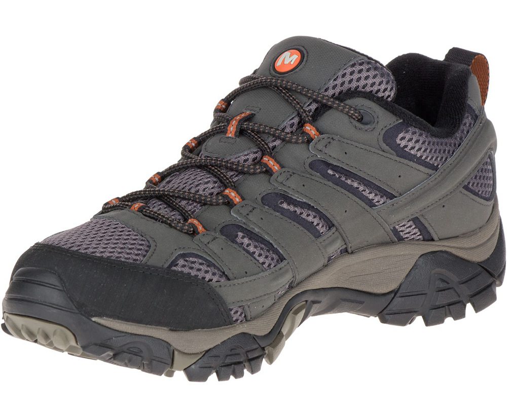 Buty Trekkingowe Merrell Męskie Szare - Moab 2 Gore-Tex® - 623854-NCT